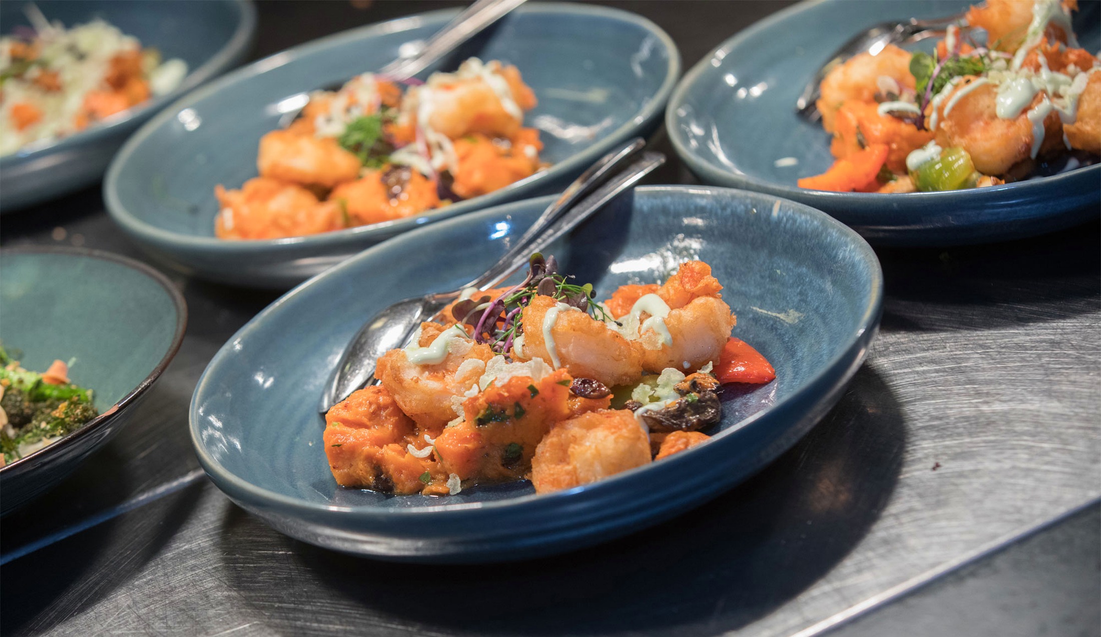Small plates built with the kitchen, not ordered from a set menu.