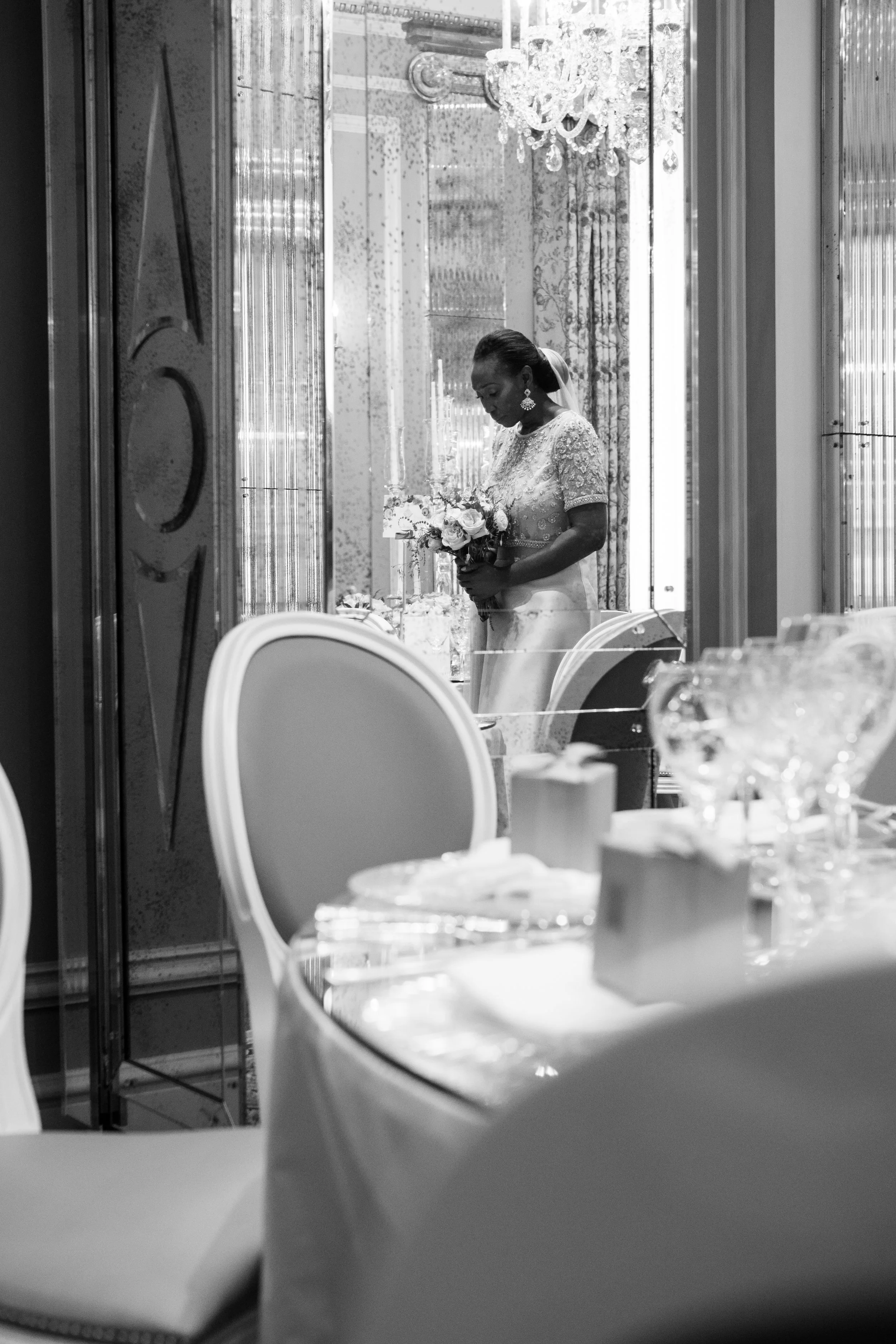 The last look, in black and white.